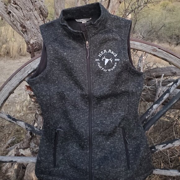 HER Rack Apparel Tops - HER Rack Vest Black